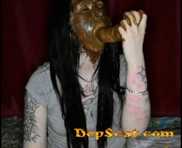 Food From My Ass On My Face With Dildo LindzyPoopgirl - Scat Solo, Pooping, Shitting [FullHD 1080p/491 MB] DepScat