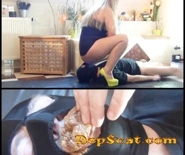 Slave mouth filled with shit ScatLilSecret - Scat, Shit, Poo [FullHD 1080p/718 MB] DepScat