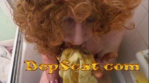 Transvestite plays with shit LindzyPoopgirl - Scat Solo [FullHD 1080p/444 MB] DepScat