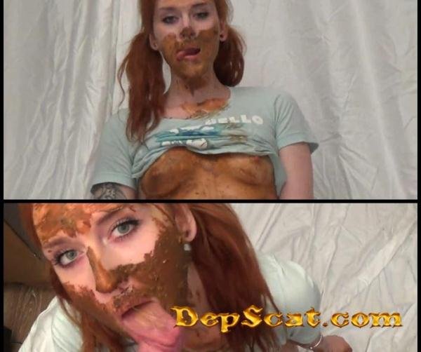 INCREDIBLE Shit. Sperm, Face, Toy Diana Sky - Poopping, Shitting, Big pile, Solo Scat [FullHD 1080p/485 MB]