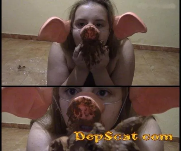 Slut piggy Lick Delicious in a Suit PrincessPuckie - Shitting, Big pile, Scat [FullHD 1080p/824 MB] DepScat