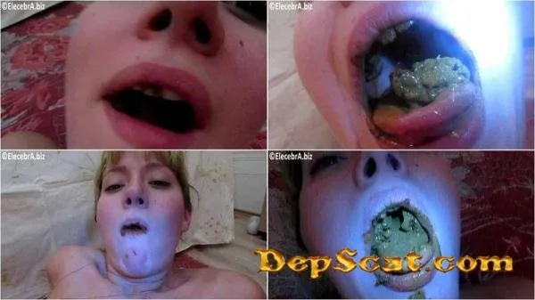 DEEP PUSH SHIT BRINGS TO VOMIT VIDEO 5 Merida - Poopping, Shitting, Big pile, Scat [FullHD 1080p/650 MB]