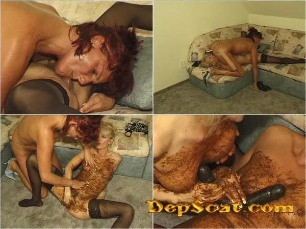 LESBIAN GAMES WITH FRIENDS BY SHIT Melania - Poopping, Shitting, Big pile, Scat [SD/632 MB]