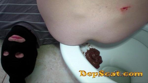 Toilet Slave Swallows Alita Shit From Toilet Pooalina - Femdom Scat / Smearing [HD 720p/210 MB]