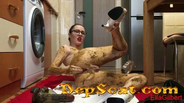 Extreme smearing in Extreme Heels EllaGilbert - Scatology, Solo, Toys [FullHD 1080p/1.75 GB]