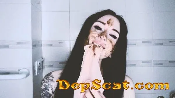 Bathroom SCAT play adventures DirtyBetty - Scatology, Solo [HD 720p/473 MB]