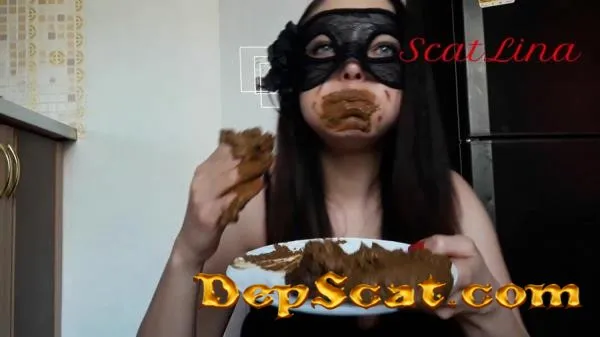 Eat shit and fuck myself ScatLina - Solo, Defecation [FullHD 1080p/1.09 GB]
