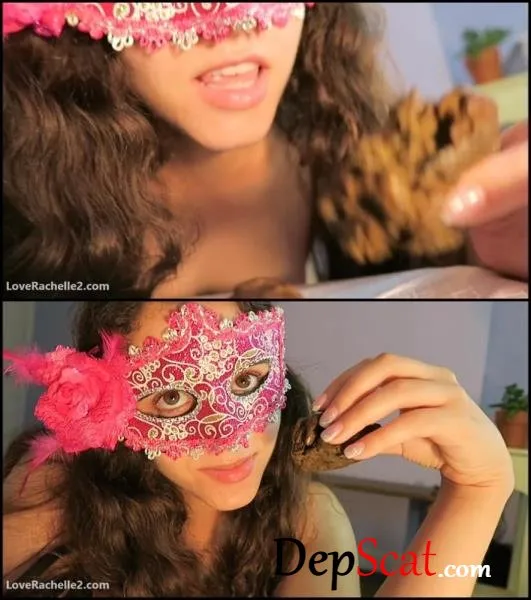 Girl in mask licks, sucks and eats shit. - Eat feces, Licking feces [FullHD 1080p/301 MB] DepScat
