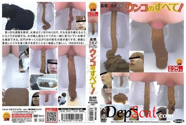 Hidden peeping camera in toilet, everything about poop girls! - スカトロ, Copro [FullHD 1080p/1.83 GB] DepScat