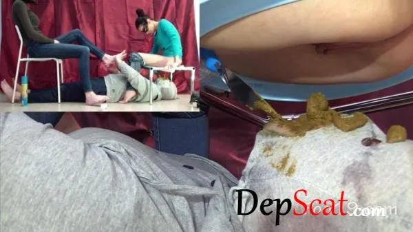Do a foot massage and eat our shit! MilanaSmelly - Domination, Scat Porn [FullHD 1080p/1.14 GB]