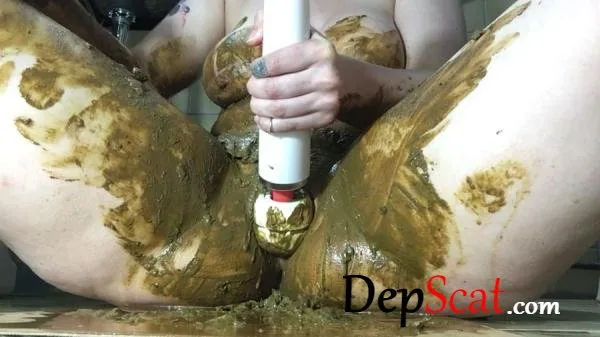 Poop Play Masturbation ChubbiBunni - Solo, Masturbation [HD 720p/529 MB] DepScat