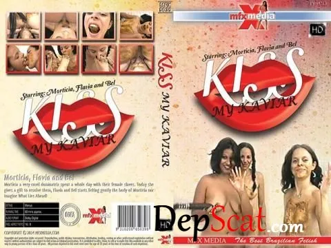 MFX-5039 Kiss My Kaviar Morticia, Flavia, Bel - Scat, Lesbian [HD 720p/602 MB] DepScat
