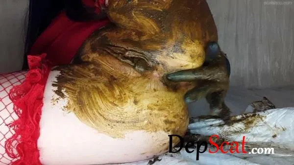 Filled Pussy Both Holes Shit Anna Coprofield - Masturbation, Dildo [FullHD 1080p/1.96 GB] DepScat