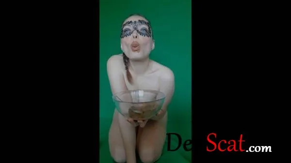 Pooping in a big bowl, eat shit Defecation - New scat [FullHD 1080p/1.54 GB] DepScat