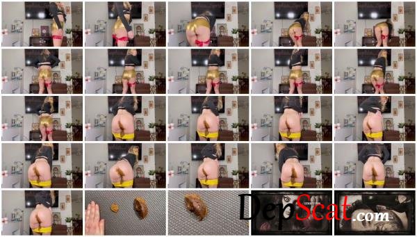 Solid Gold Pant Poop with Sophia's Scat Shop Sophia - Smearing, Solo [FullHD 1080p/1.24 GB]