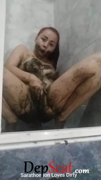 Toliet pooping smearing and drinking toilet water Sarathonson - Scatting, Masturbation [UltraHD 2K/1.08 GB]