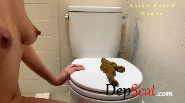Shit on The Toilet Cover, Back View Marinayam19 - Big pile, Solo [FullHD 1080p/617 MB]