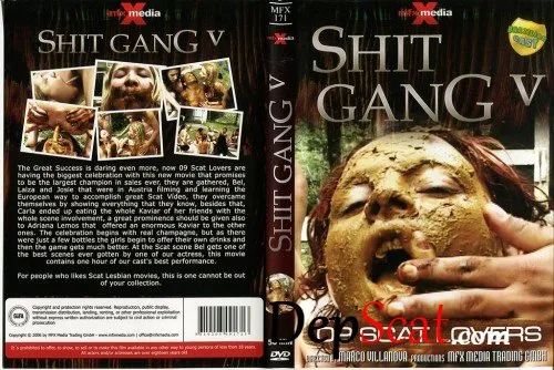 MFX-171 - Shit Gang 5 Adriana, Bel, Viviane Alves, Deb, Fatima, Josie, Laysa, Simone, Telma - Lesbian, Smearing [DVDRip/327 MB]