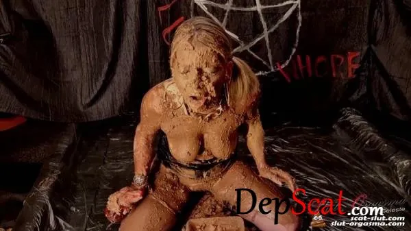 Extreme play in a lot of saved shit SlutOrgasma - Defecation, Extreme [FullHD 1080p/2.15 GB] DepScat