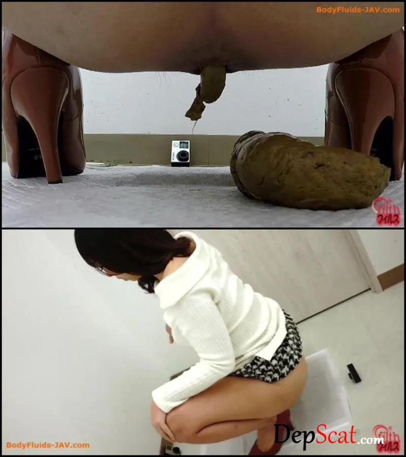 Filming pooping girl from three angles view. (Amateur shitting,Closeup,Defecation) BFFF-104 [FullHD 1080p/372 MB] DepScat