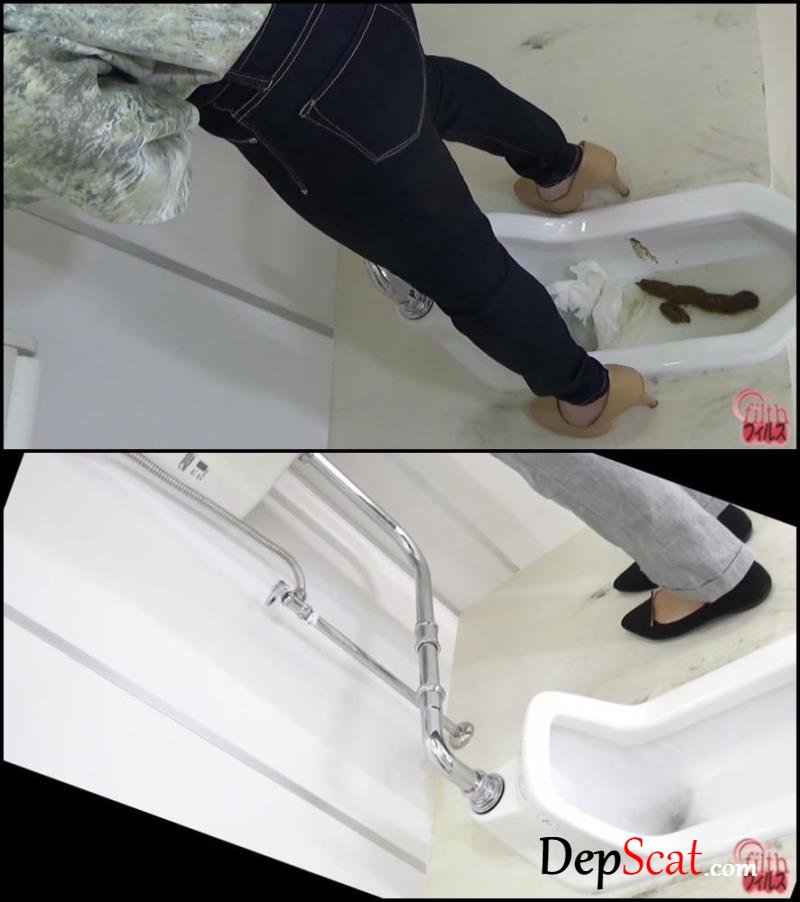 Girls pooping long turd in toilet with spy camera. (Amateur shitting,Closeup,Defecation) BFFF-78 [FullHD 1080p/604 MB]