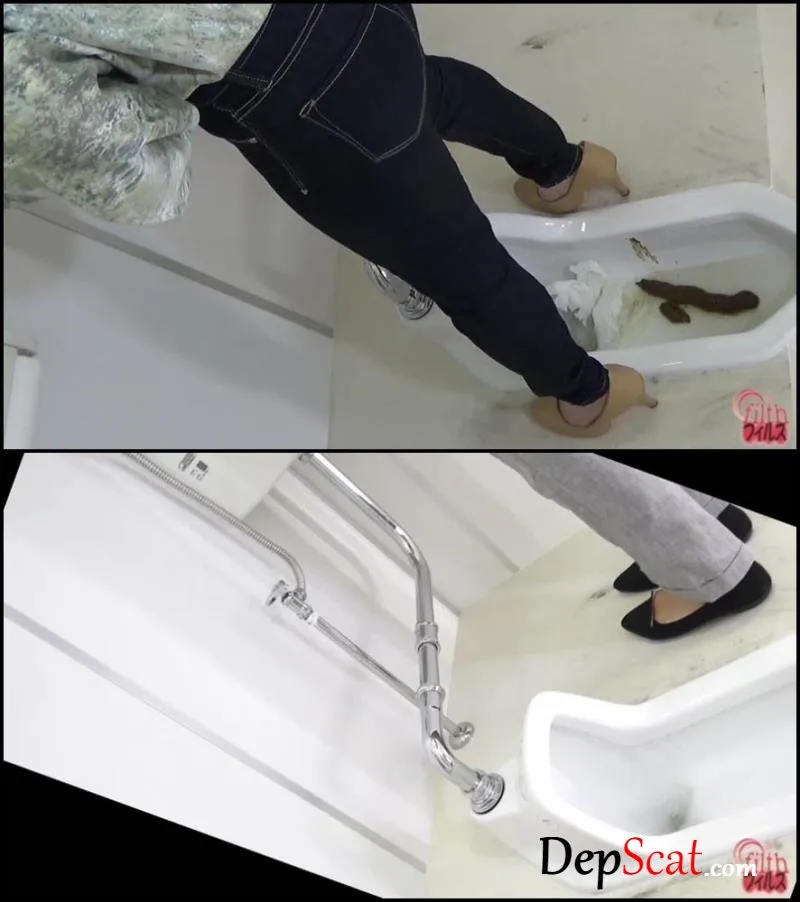 Girls pooping long turd in toilet with spy camera. (Amateur shitting,Closeup,Defecation) BFFF-78 [FullHD 1080p/604 MB] DepScat