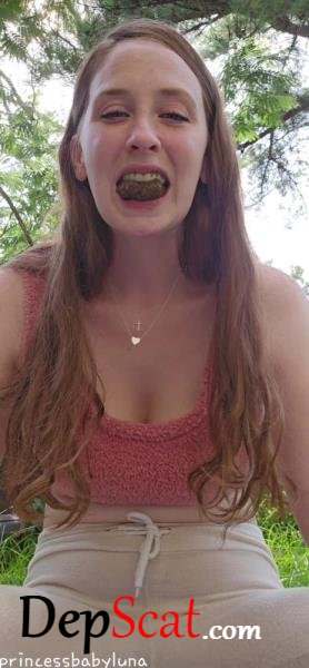 Swallowing For The First Time PrincessBabyLuna - Solo, Outdoor [UltraHD 2K/2.10 GB]