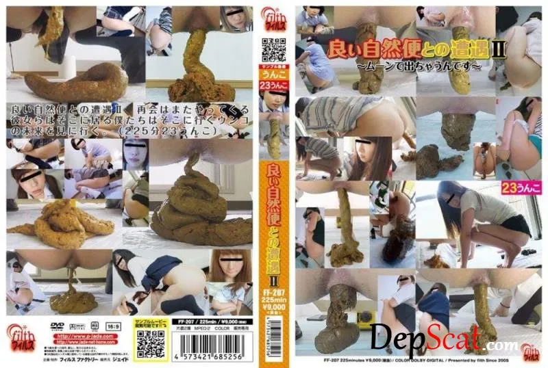 Defecation girls, good excretion session. (Amateur shitting,Closeup,Defecation) FF-207 [FullHD 1080p/2.75 GB] DepScat