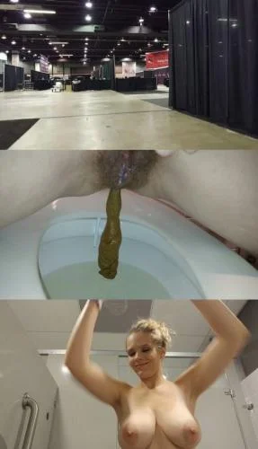 Public Porn Convention Pee and Surprise Poop CandieCane - Big Tits, Big Shit [FullHD 1080p/1.12 GB]