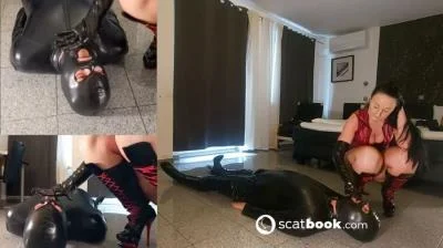 Na los friss meine Scheiße restlos auf Mistress Luciana - Germany, Scat [HD 720p/70.2 MB]