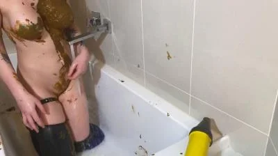 Shitting Girl 56 Filthy Skye - Defecation, Scat Wife [HD 720p/3.20 MB]