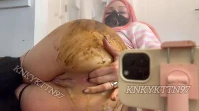 Teen Solo Masturbation and Toy Play - KnkyKttn97 in FullHD