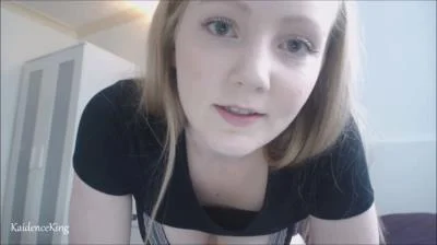 Condom Drinking Instructions Kaidence King - Natural Tits, Teen [FullHD 1080p/222 MB]