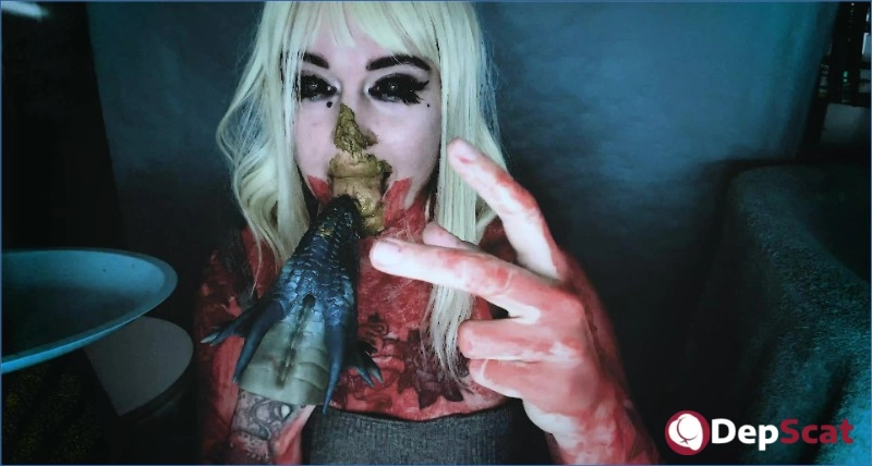 Scat Witch Dirty Betty's Fetish Play in UltraHD 4K