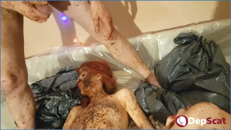 Download Astra Celestial in Bizarre Russian Lesbian Lezdom Christmas Scene from DepScat