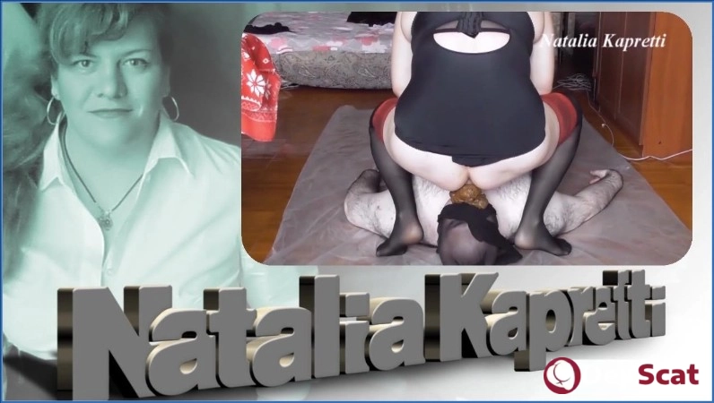 Natalia Kapretti's Scat Femdom Bath in HD 720p