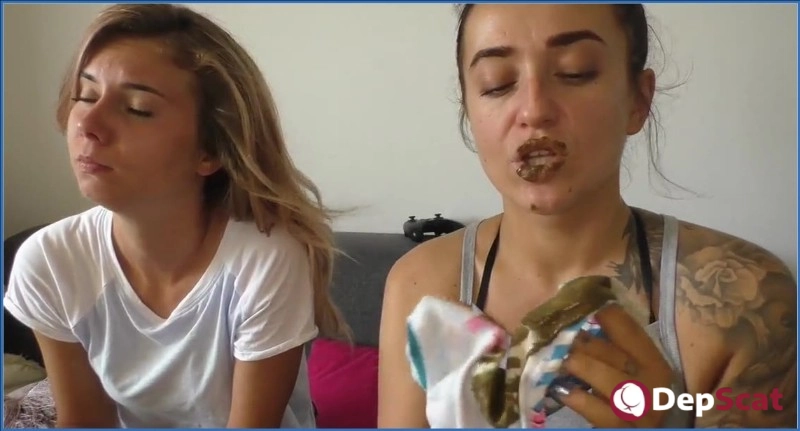 Japanese Angie & Russian Sarah: Intense Lesbian Scat Fetish Delight