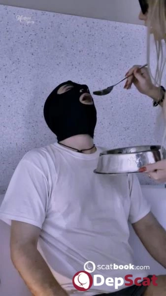 Miss Infinity's First Time with Her Human Toilet