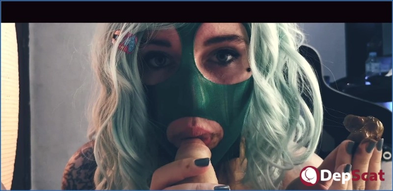 "Scat Eat and Shit Sucking with Betty-The Green Mask in FullHD 1080p"