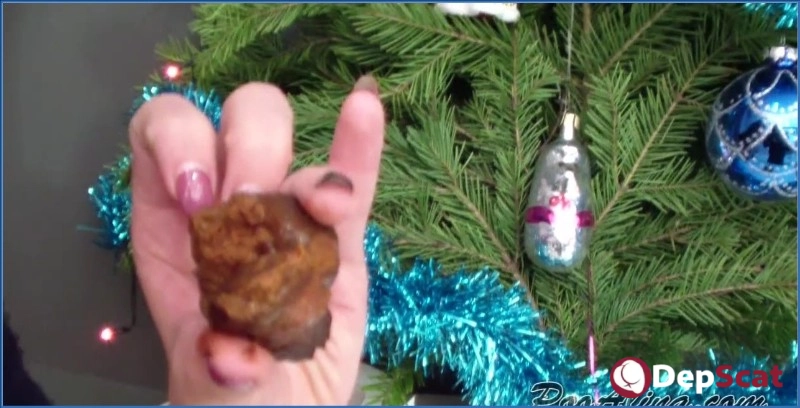 Christmas Scat Domination with PooAlina and Stupid Slaves in HD 720p