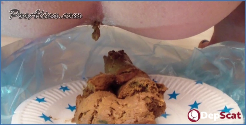 Alina's Scat Porn: Close-Up Dancing and Big Pooping HD 720p