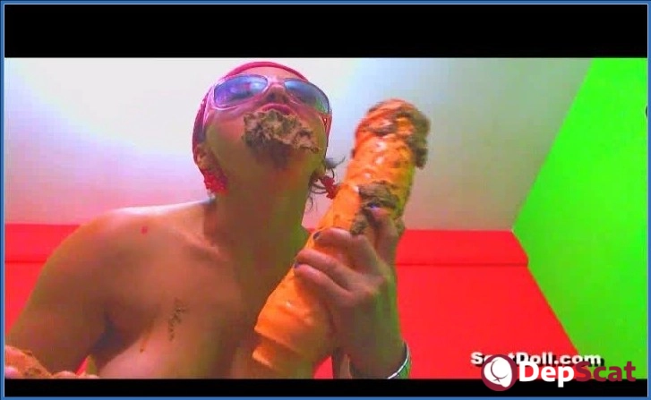 Download Doll - Big Dildo with Shit - Scat, Shit Eating - SD DepScat.com