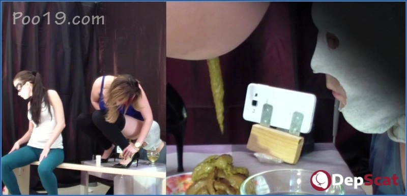 Download Milana Smelly - 2 Mistresses Serve Shit Breakfast - Scat, Shit Eating - HD 720p from DepScat