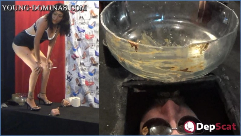 Spanish, Mexican- Black Box Poop Receiver Part 3- Scat, Femdom- HD 720p