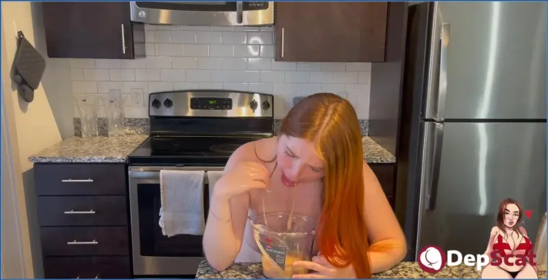 Download GingerCris- 36_Gift_Box_Vomit- Extreme Scat, Shit Eating- FullHD 1080p DepScat.com