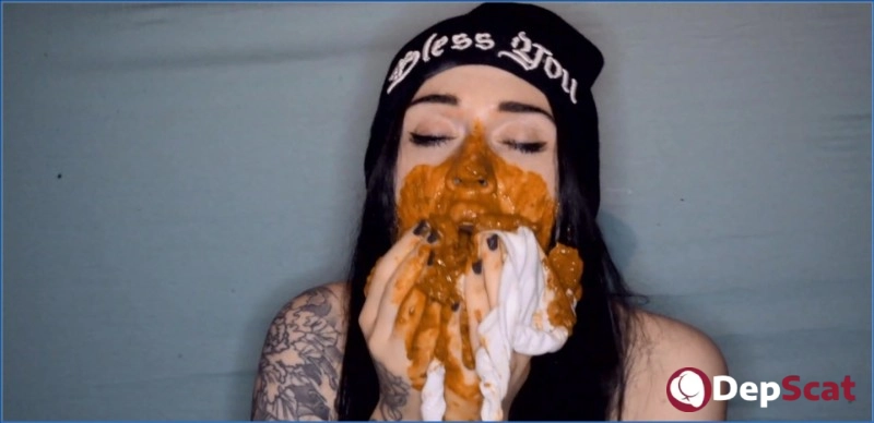 Download Scat Lina eats shit from Dirty Betty's panty after XXL scat romp in this Femdom video DepScat.com