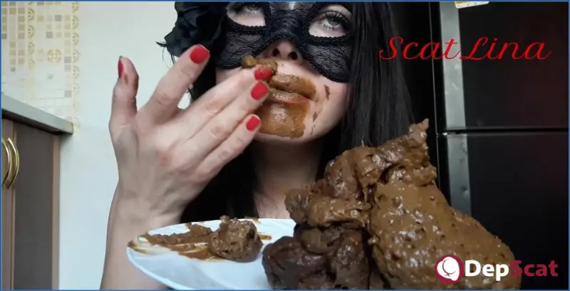 Scatlina- Scatlina- Consuming Feces and Pleasuring Myself- Scat Porn, Urine xxx- FullHD 1080p