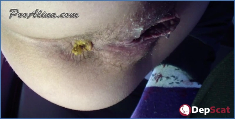 Download Young Alina - Pooping in Car - Scat, Shit Eating - HD 720p DepScat.com
