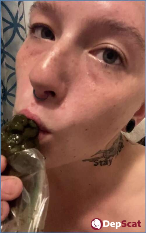 Download Ellie Shae - Sucking on a Turd - Extreme Scat - FullHD 1080p DepScat.com