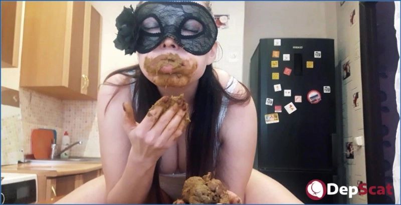 Download Scatlina - Eat Shit on the Table - Extreme Scat, Piss - FullHD 1080p from DepScat